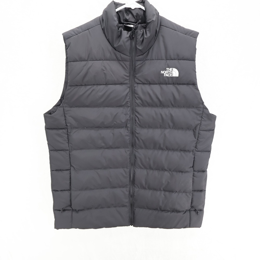The North Face Mens Black Aconcagua 3 Puffer Vest NF0A84IK Size Large